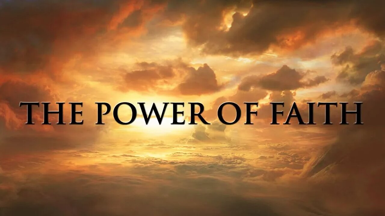 LIVE Wed at 6:30pm EST - The Power of Faith