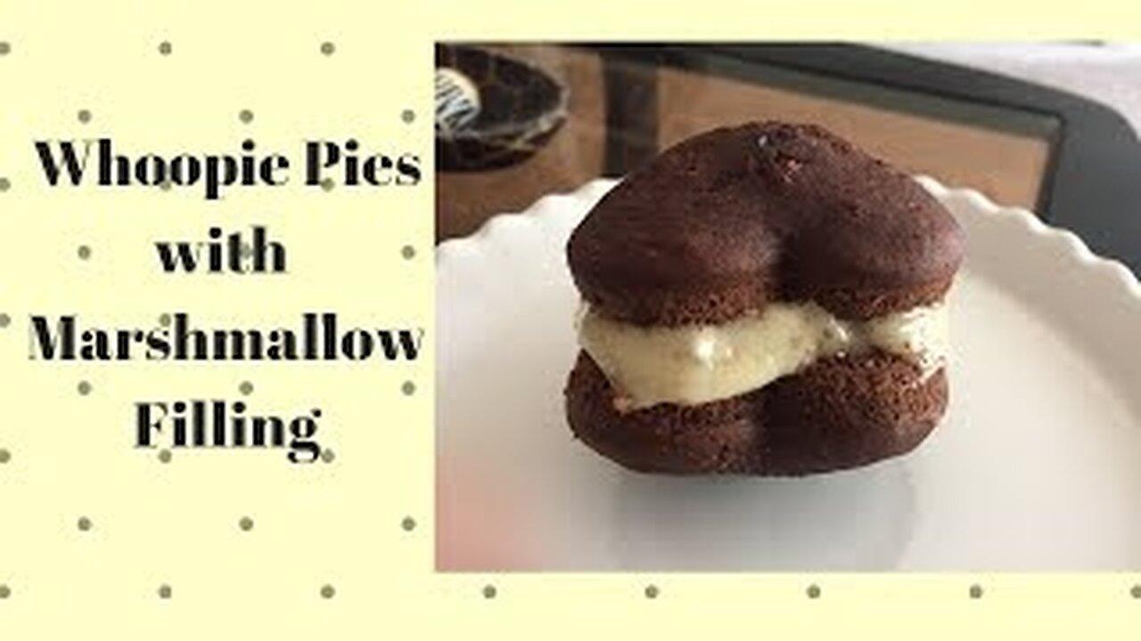 Chocolate Whoopie Pies with Marshmallow Filling