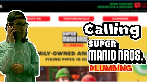 I Called Mario Brothers Plumbing (Super Mario Movie Promo Number)