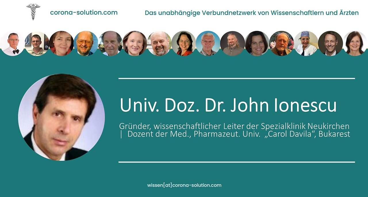 Corona-Solution im Interview mit Univ. Doz. Dr. John Ionescu am 03.02.2023