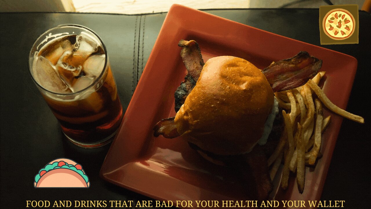 Food and drinks that are bad for your health and your wallet !