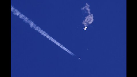 American F22 vs Chinese Balloon