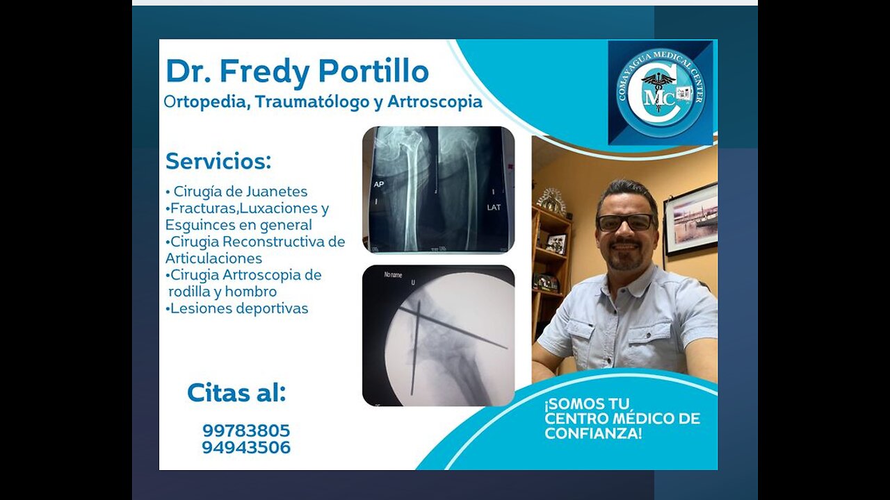 Dr Fredy Portillo le pide que no se automedique!