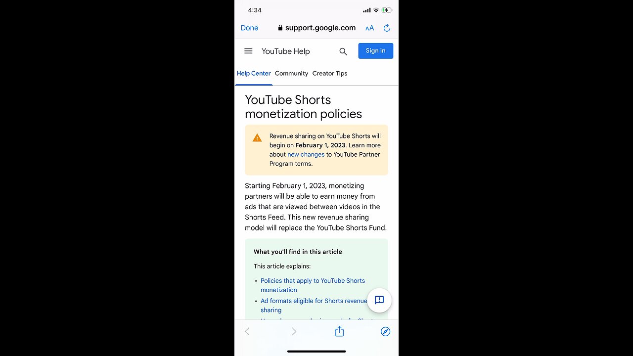 Shorts Monetization on YouTube Review