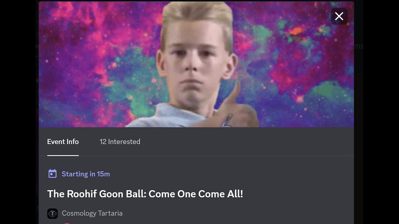 The Roohif Goon Ball: Come One Come All!