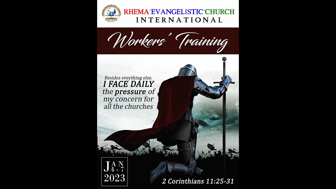 2023 Workers' Training | January 5 Evening Service | Nino & Jeanne