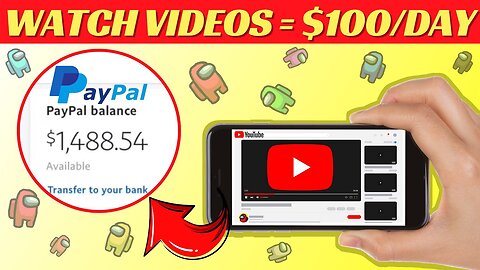 Earn PayPal Money From Watching YouTube Videos | Make $100 Per Day Online For FREE