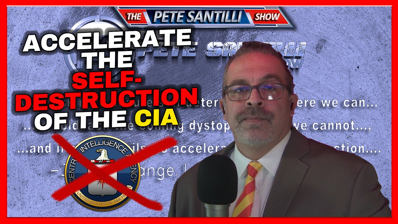 "Let's Preemptively Accellerate The Self-Destruction Of The Central Intelligence Agency"