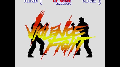 Violence Fight Arcade Game, Taito 1989, playthrough