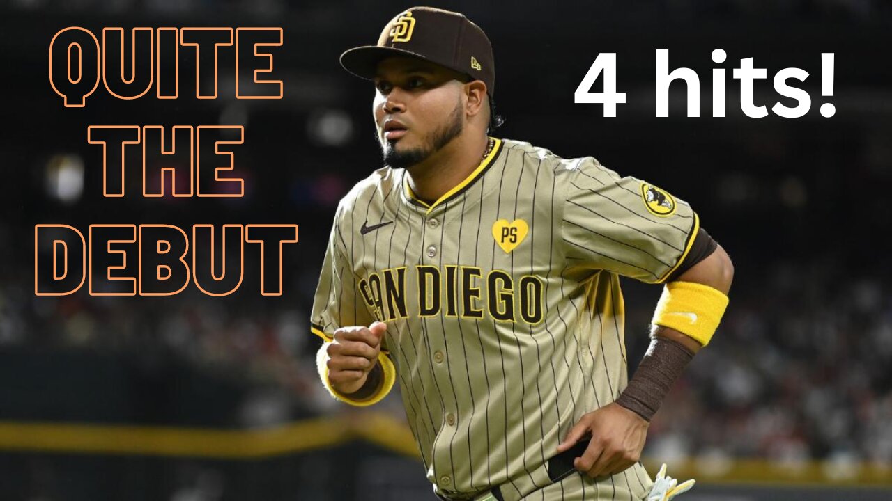 Luis Arraez already providing dividends for the Padres after one game