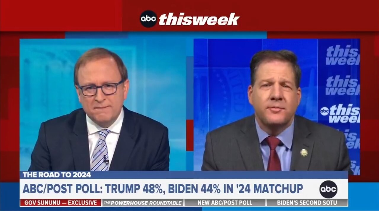 RINO Gov Sununu Says Americans Will Push Back Against Trump 2024