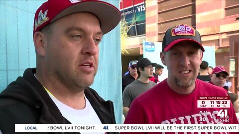 Kansas City 'Budget Brothers' take affordable trip to Super Bowl LVII