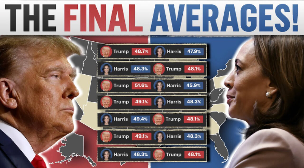 The 2024 Election Based on BATTLEGROUND Poll Averages (FINAL DAY!)