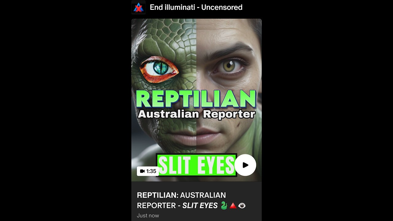 𝗥𝗘𝗣𝗧𝗜𝗟𝗜𝗔𝗡: AUSTRALIAN REPORTER - 𝙎𝙇𝙄𝙏 𝙀𝙔𝙀𝙎 🐍🔺️👁