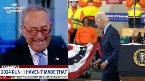 Democrat Schumer: "Biden's in great shape!"
