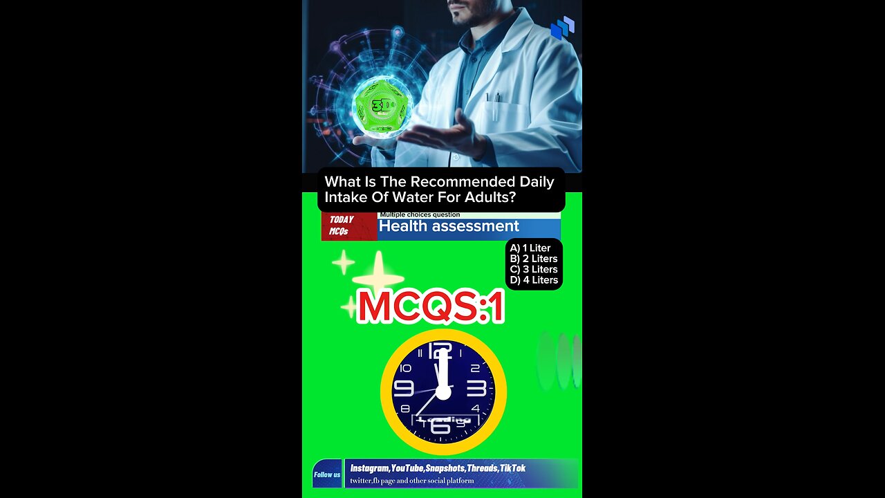 Health assessment mcqs 1 #health #medicalvideo #3dmedico #mcqs