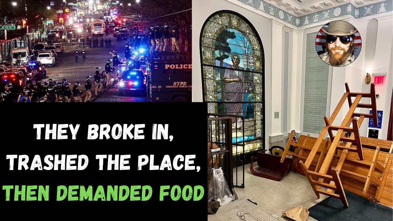 NYPD Called In To Remove "Protesters" From Hamilton Hall At Columbia University