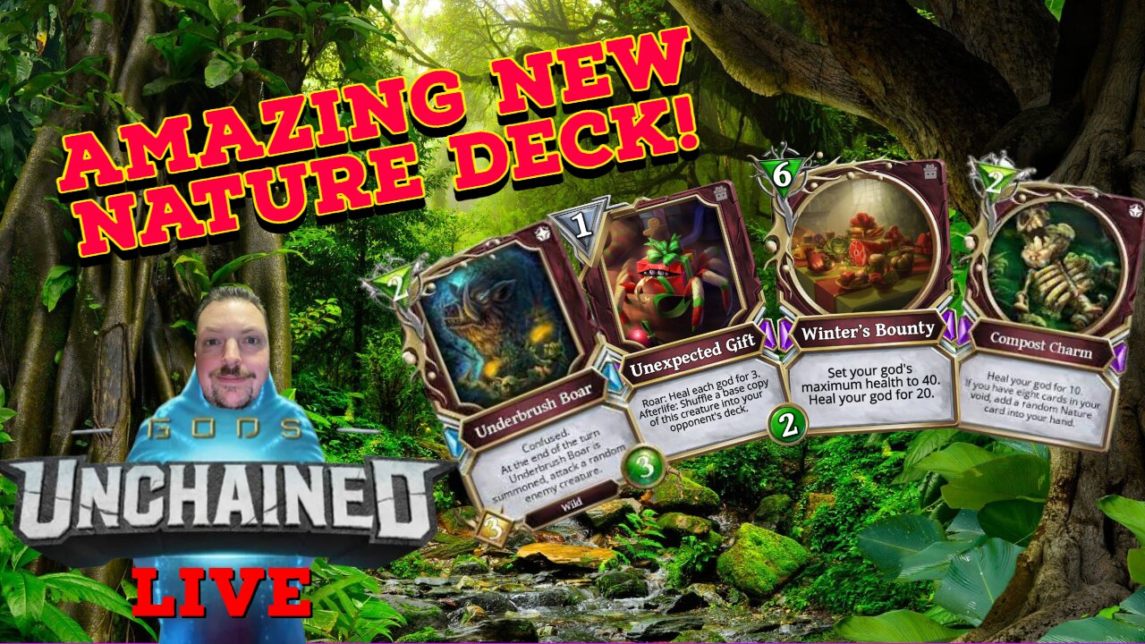 Gods Unchained / Amazing New Nature Deck! / Play To Earn Crypto Blockchain Game!