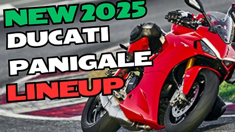 2025 Ducati new panigale and supersport lineup