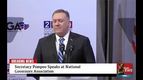 2.10.23 FIREWORKS: Secretary Pompeo EXPOSES Chinese Government at Governors Association Meeting