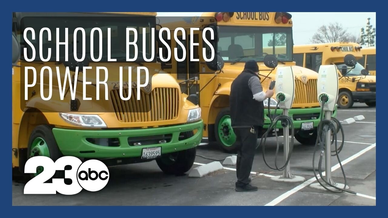 Going green while going to school: Kern County's newest school busses are electric