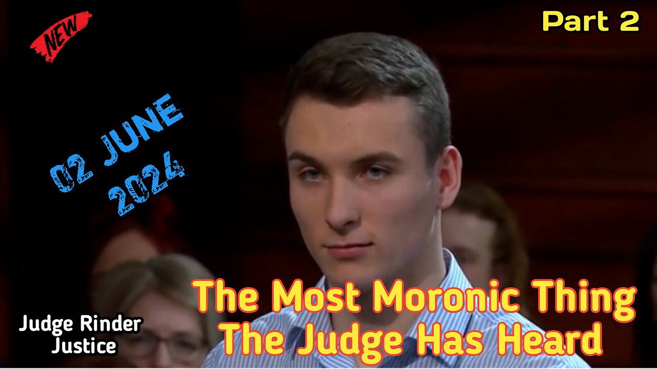 The Most Moronic Thing The Judge Has Ever Heard | Part 2 | Judge Rinder Justice