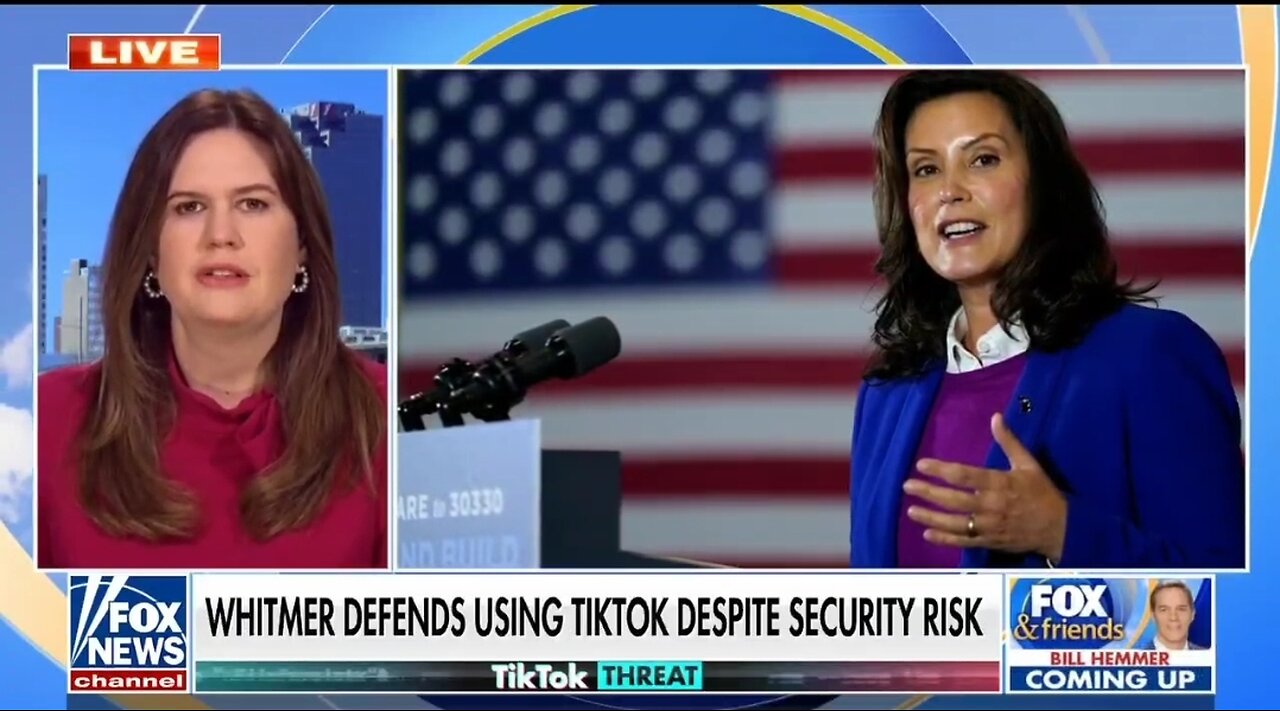 Gov Huckabee Sanders: Gov Whitmer Is Putting National Security At Risk