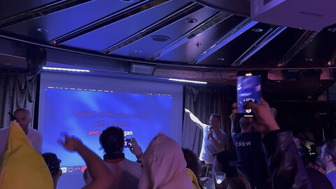 Austin Gunn & Ricky Starks Karaoke Party in the USA - Miley Cyrus - Chris Jericho Cruise 2023