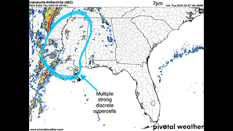 Severe Weather Event for 2/08/2023