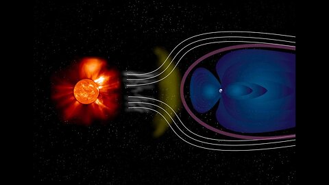 Solar wind causes aurorae.