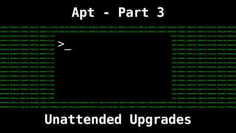 APT - Part 3 - Automatic Updates