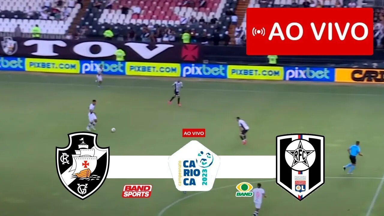 Vasco x Resende AO VIVO COM IMAGENS | Campeonato Carioca 2023 | Jogo de Hoje | Assista Agora!