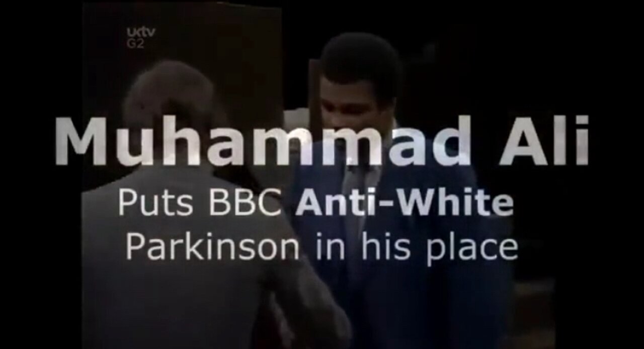 Muhammad Ali Calling Out BBC Reporter For Anti-White Rhetoric (in 1971)