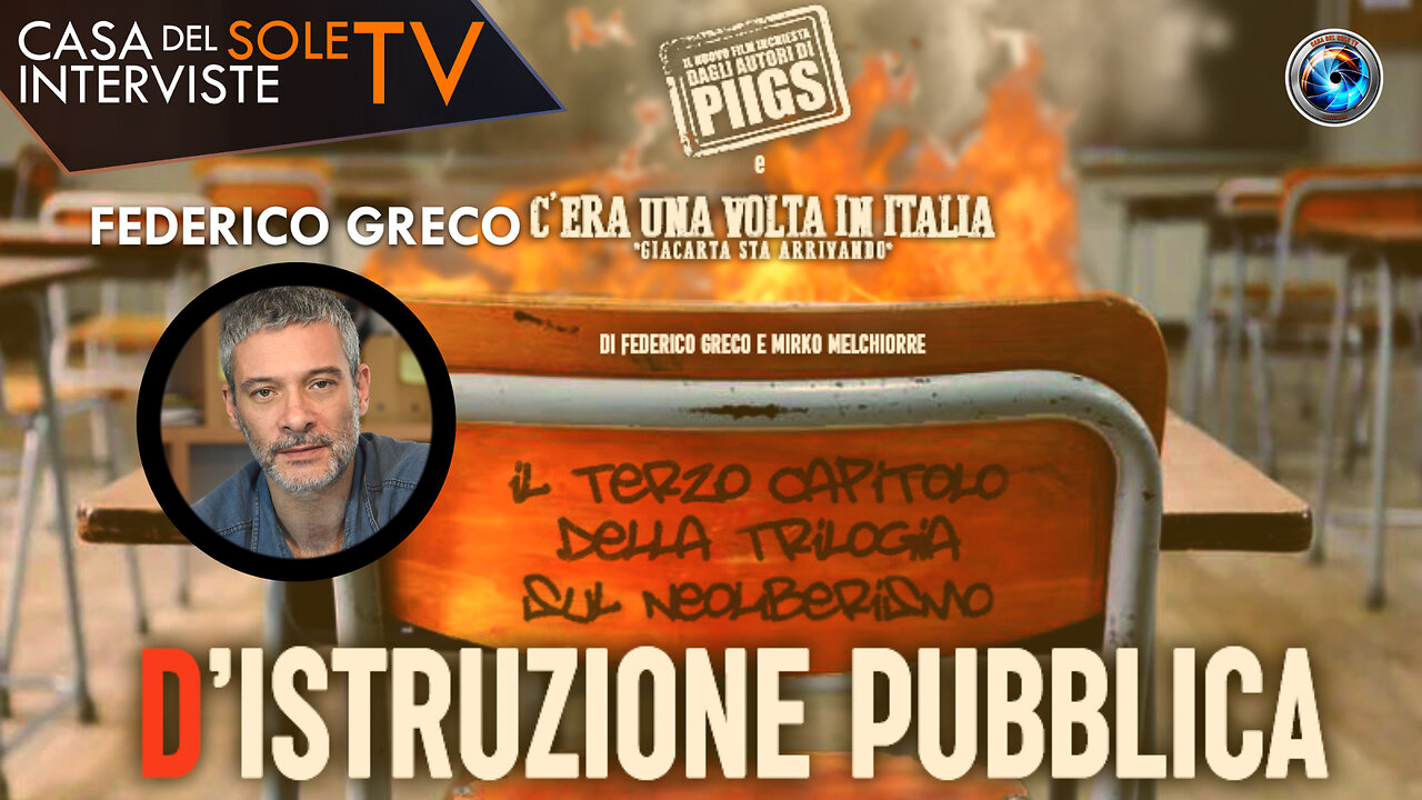 Federico Greco: "D'istruzione pubblica"