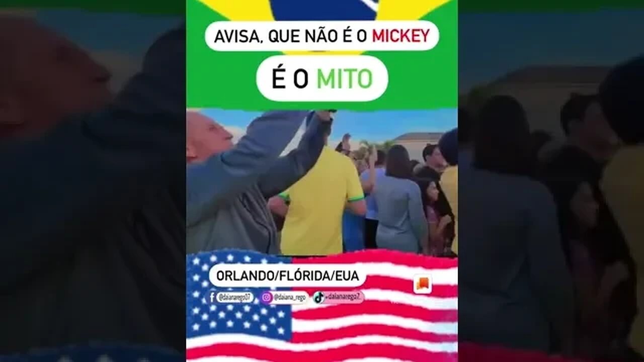 BOLSONARO REÚNE MAIS GENTE NOS EUA QUE O LADRÃO AQUI NO BRASIL.