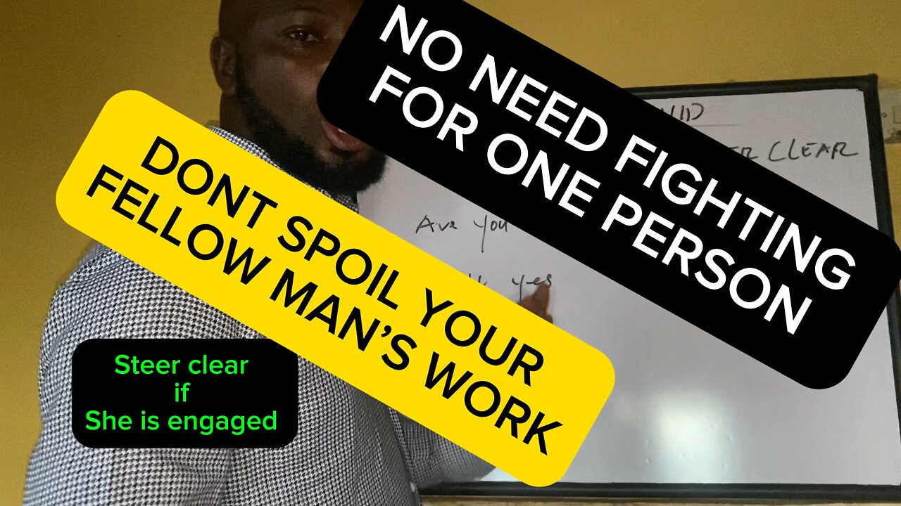 STEER CLEAR IF SHE IE ENGAGED