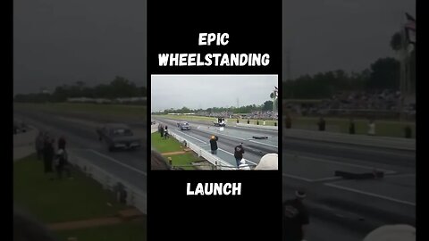 Did You See That! Side by Side Drag Racing Wheelie Action! #shorts