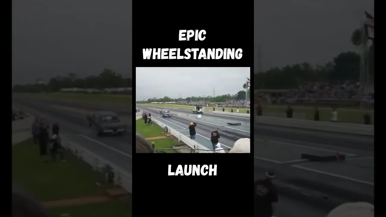 Did You See That! Side by Side Drag Racing Wheelie Action! #shorts