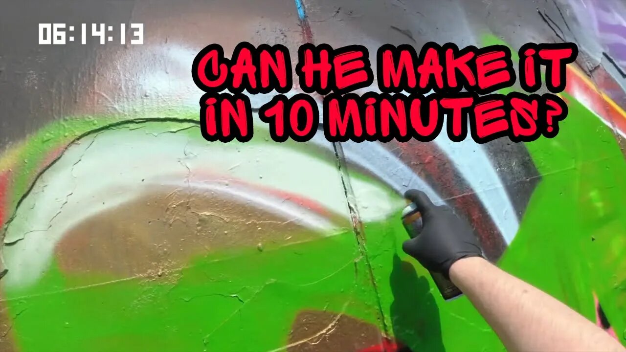 RAW GRAFFITI 10 MINUTES CHALLENGE