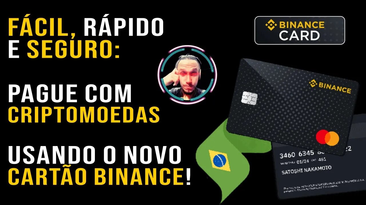 NOVO cartão Binance Master Card - Pague com CRIPTOMOEDAS em QUALQUER lugar!