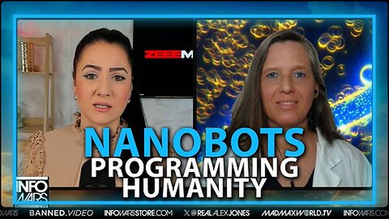 Alex Jones Maria Zeee: Nanobots Inside People Programming Humanity info Wars show