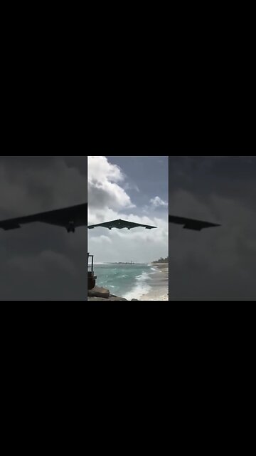 Northrop Grumman B2 Spirit Landing Up Close Personal