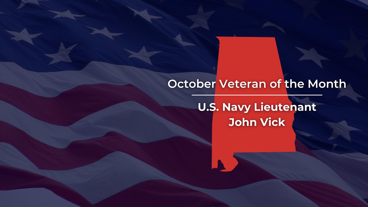 Senator Tuberville Recognized Lieutenant John Vick as October "Veteran of the Month."