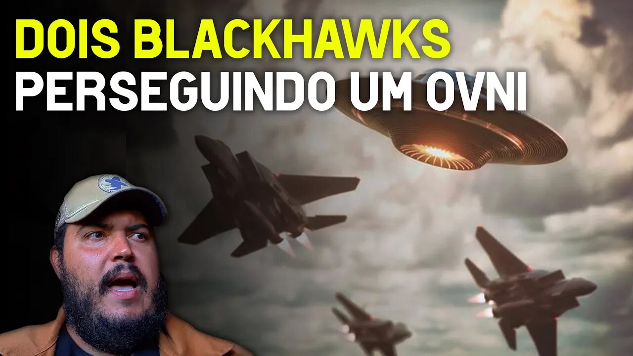 Capturaram um OVNI? Dois Blackhawks Escoltando Um Orb De Luz