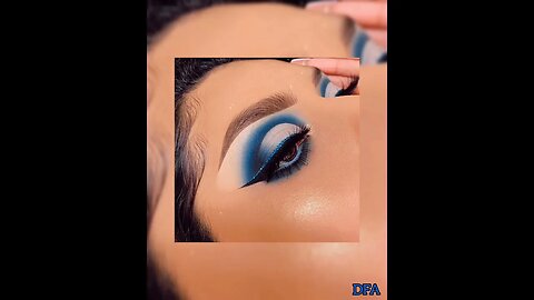 MAKEUP DA COR AZUL #style #makeup #makeazul #beautiful #beuty