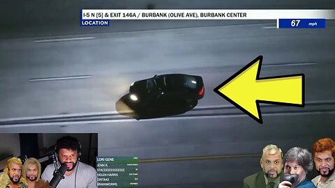 LIVE CHASE! CALIFORNIA POLICE PURSUIT!