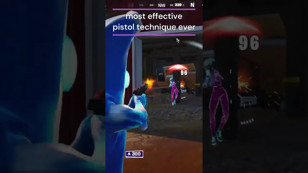 most efficient pistol usage ever #fortnite