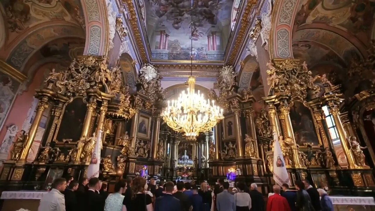 bela igreja dentro de close-up