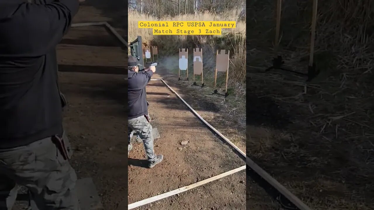 📸🤯🔫🔫🐐🫡🔫⚡️⚡️🤯Colonial RPC #uspsa A January Match Stage 03 Zach #unloadshowclear #ipsc #idpa