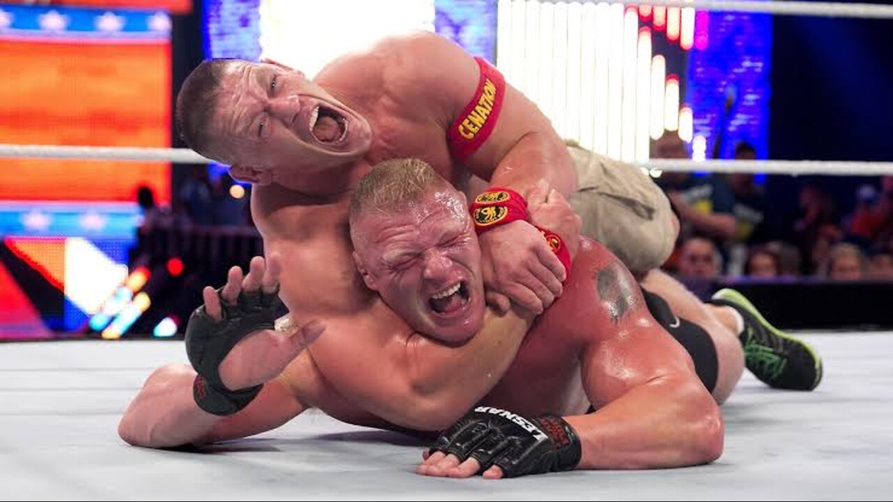 WWE John Cena VS Brock Lesnar